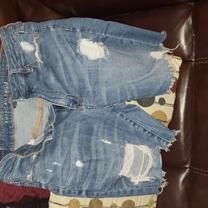 American eagle ripped shorts